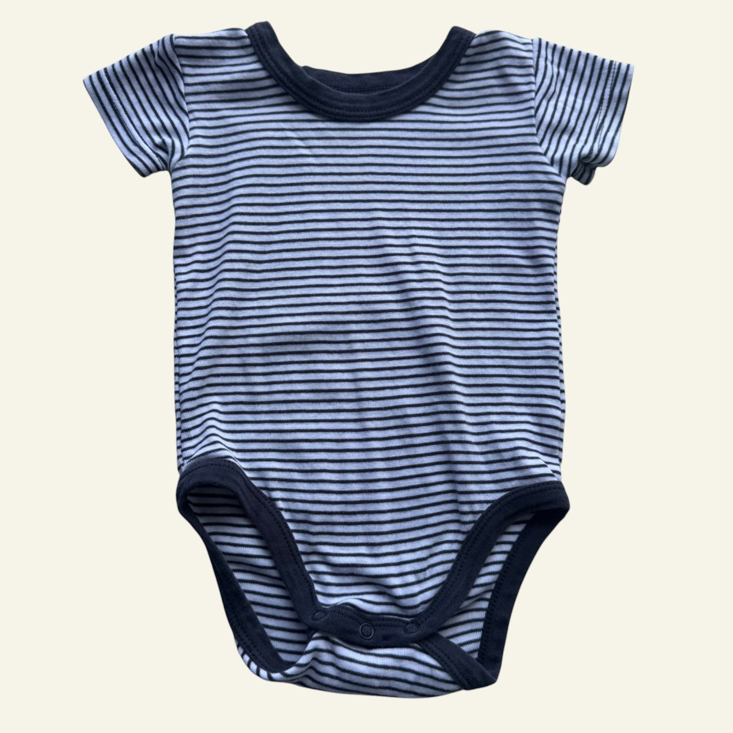 Cotton On black stripe bodysuit size 00