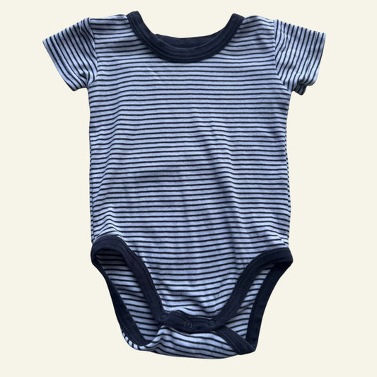 Cotton On black stripe bodysuit size 00