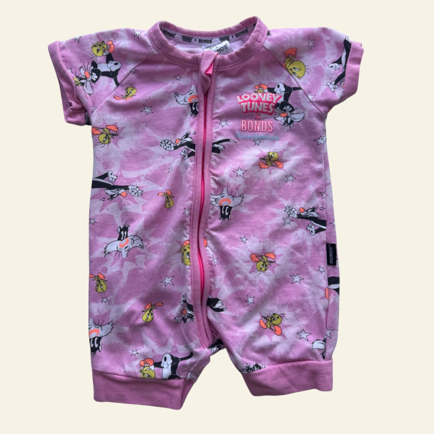 Bonds pink loony tunes wondersuit size 000