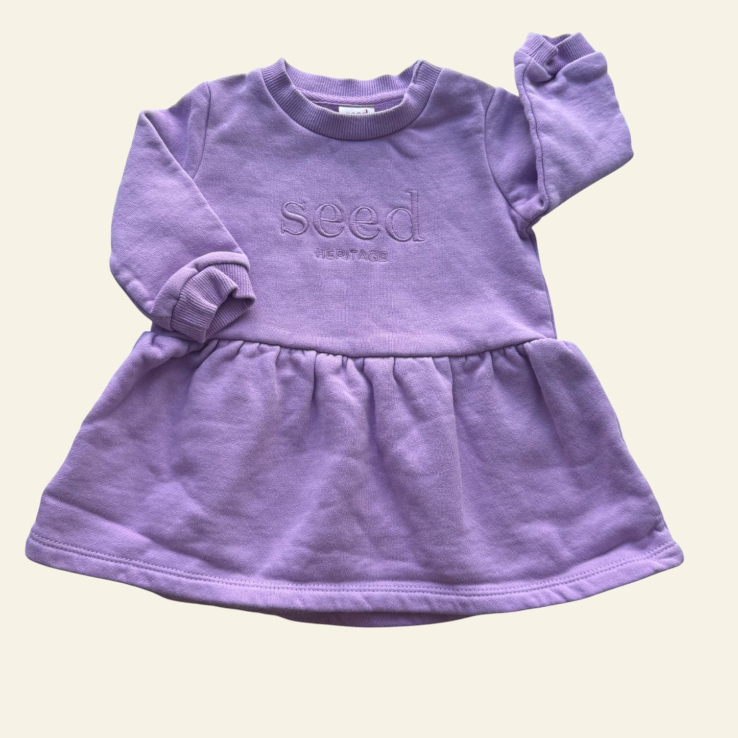 Seed purple long sleeve heritage dress size 00