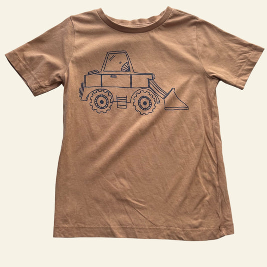 KID brown digger tshirt size 4