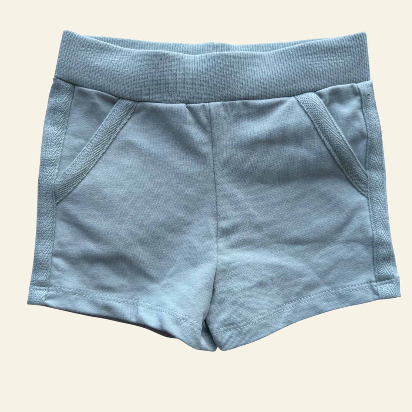 Pale blue shorts size 3-6 months