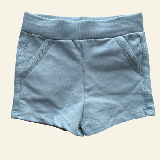 Pale blue shorts size 3-6 months