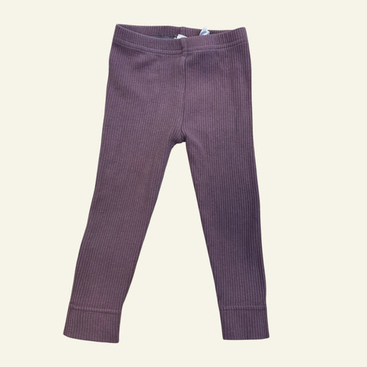 Jamie Kay purple rib leggings size 0