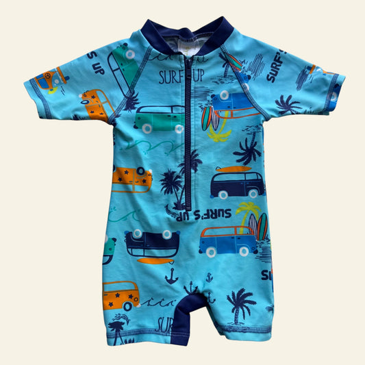 Dymples blue surfs up bathers size 00