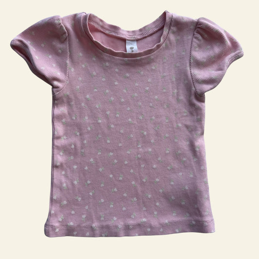 Dymples pink floral top size 0