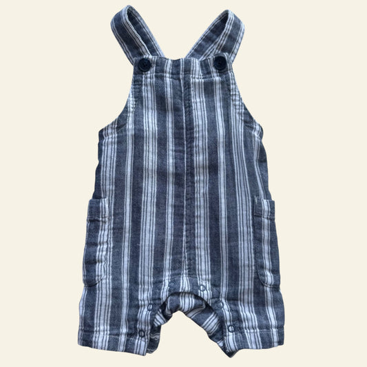 Country Road grey and white stripe overalls size 000