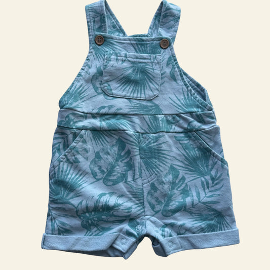 Baby Berry green leaf overalls size 0