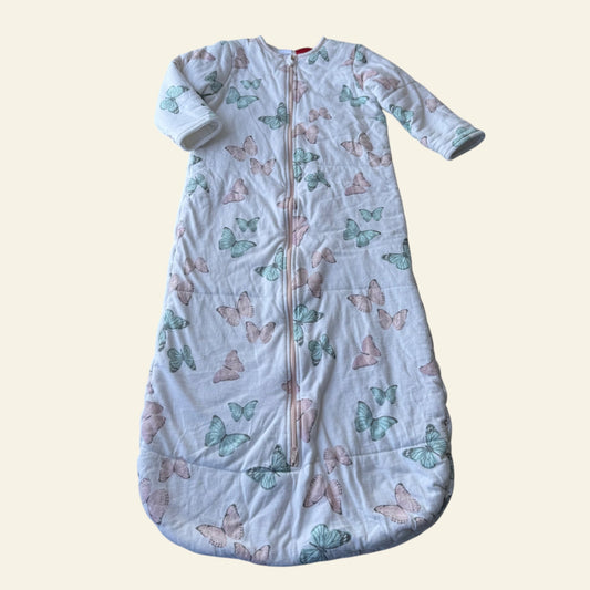 Baby Baby white butterfly sleeping bag size 3