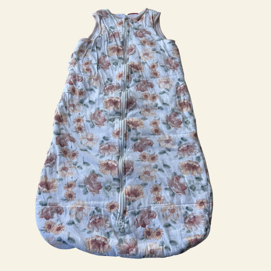 Baby Baby white and yellow floral sleeping bag size 2