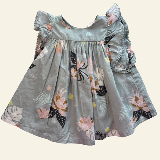 Country Road blue floral dress size 00