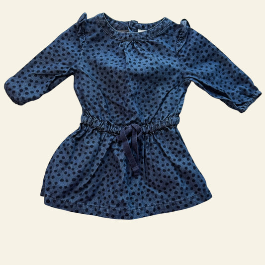 Country Road blue spot dress size 000
