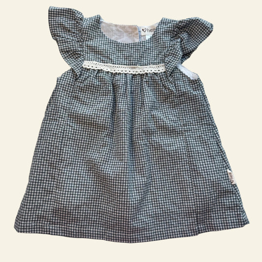 Love Henry blue gingham dress size 00