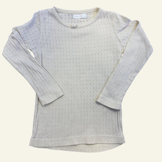 Jamie Kay white long sleeve top size 2