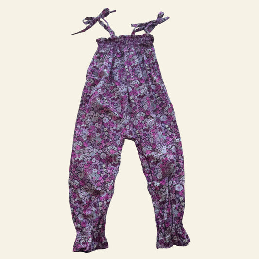 Jamie Kay dark pink floral long romper size 00