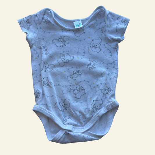 Disney white Dumbo bunting bodysuit size 0 (2)
