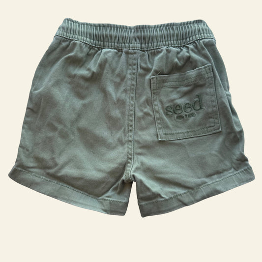 Seed green chino shorts size 3