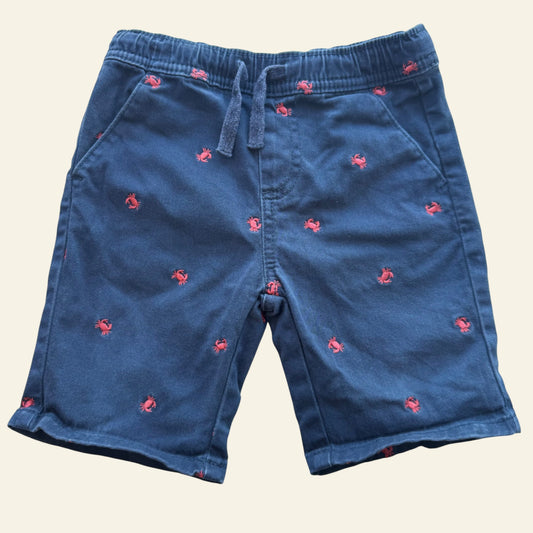 Anko navy and red crab shorts size 2