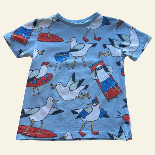Target blue seagull tshirt size 3