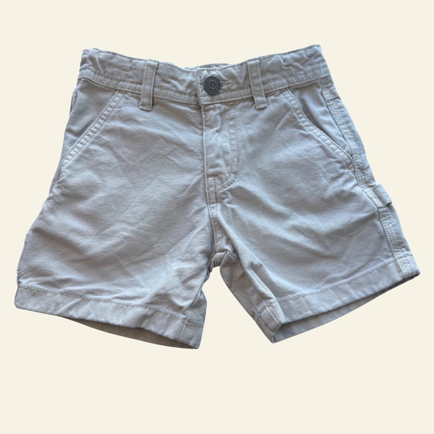 Target beige carpenter shorts size 3