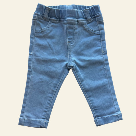 Dymples blue denim leggings size 00