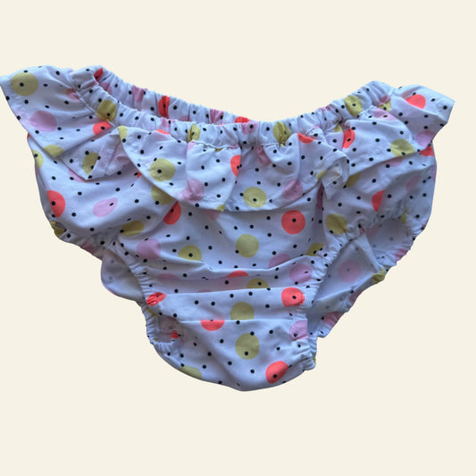 Anko white spotty bloomers size 00