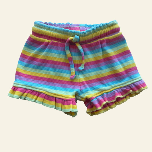 Dymples rainbow stripe shorts size 00