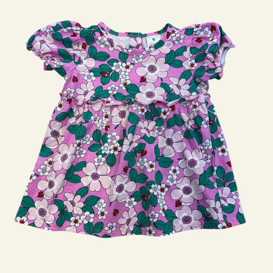 Target pink floral dress size 00