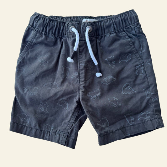 Milkshake dark grey dino shorts size 3