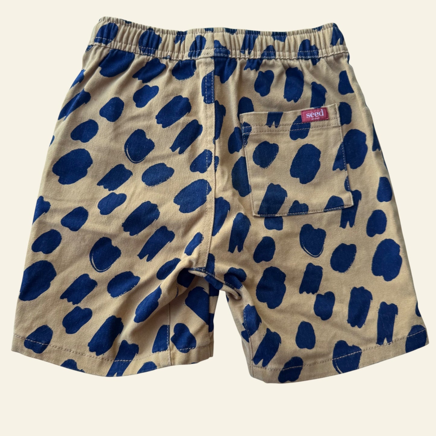 Seed brown animal print shorts size 7