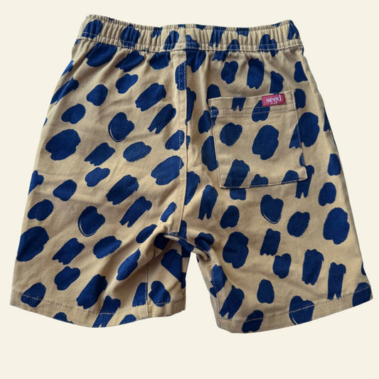 Seed brown animal print shorts size 7