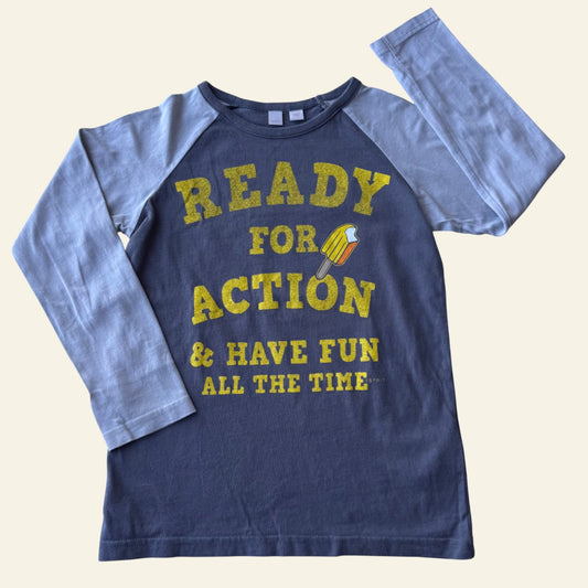 Espirit ready for action long sleeve top size 6-7