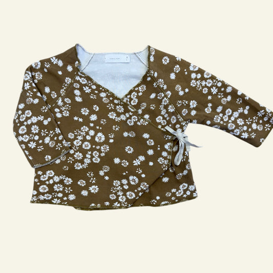 Jamie Kay floral wrap top size size 6-12 months