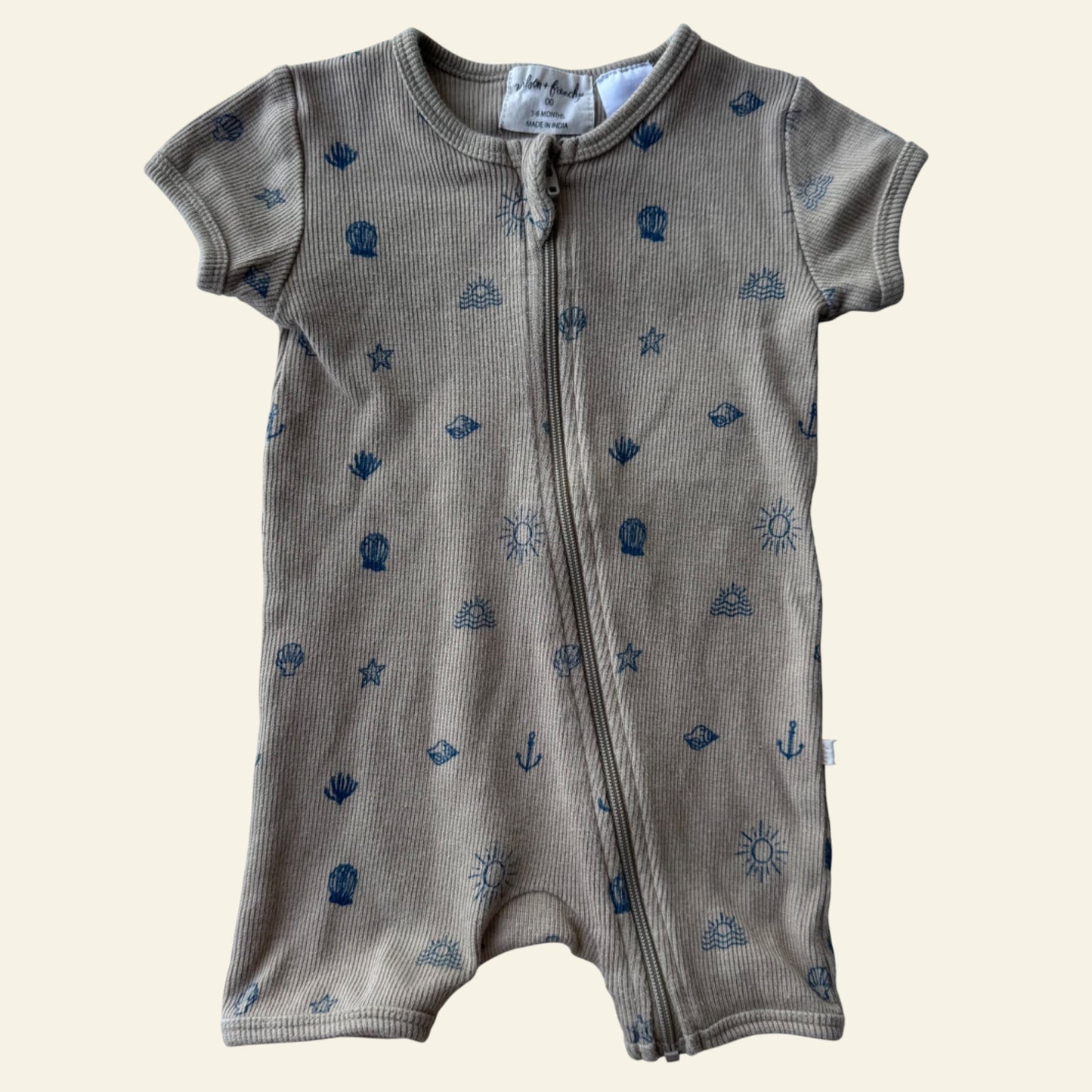 Wilson & Frenchy brown beach onesie size 00
