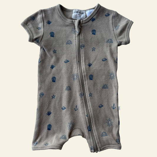 Wilson & Frenchy brown beach onesie size 00