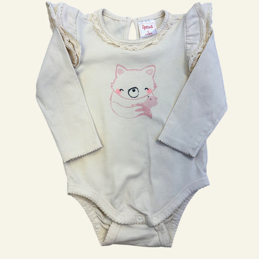 Sprout fox bodysuit size 0