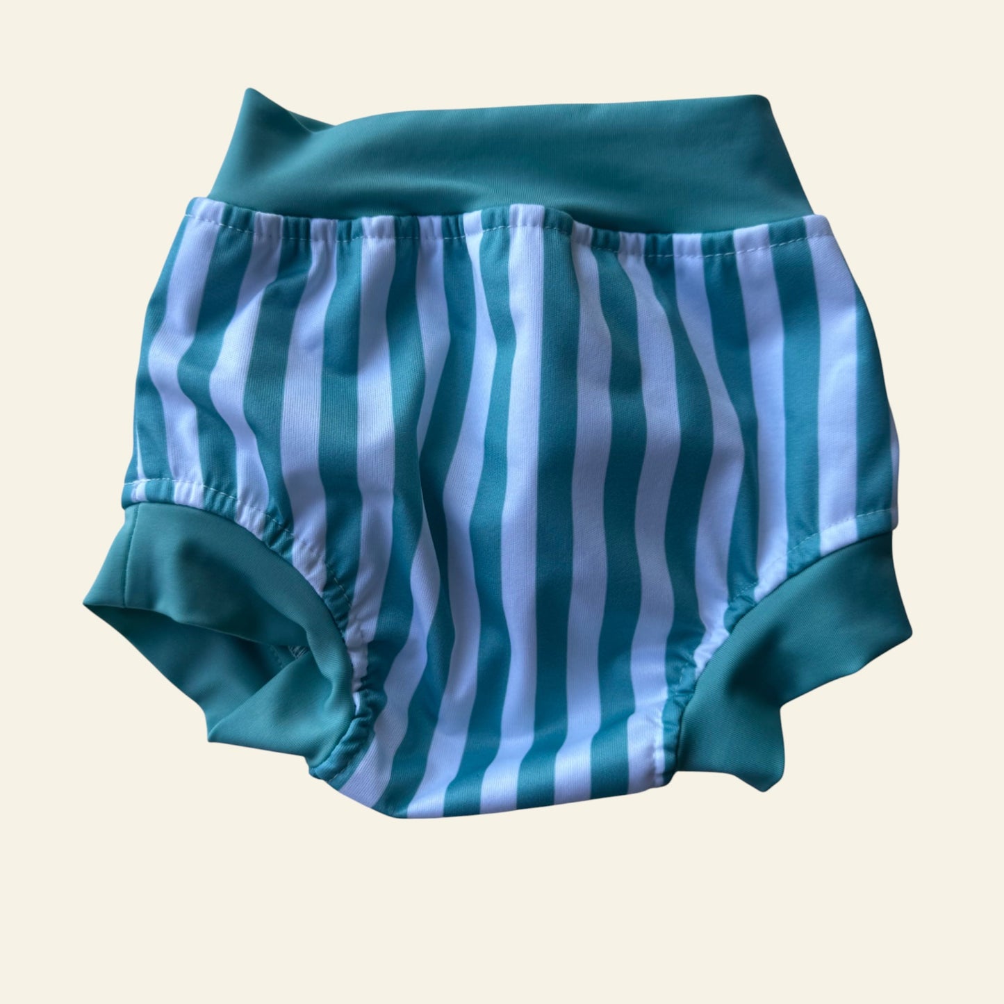 Baby Berry green stripe swim nappy size 00