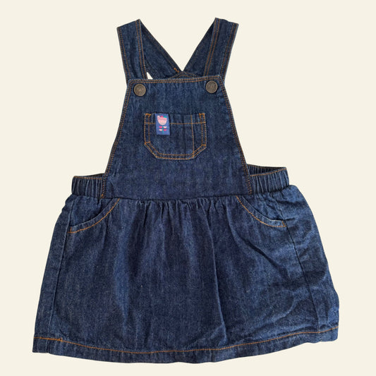 Sprout dark denim pinafore size 0