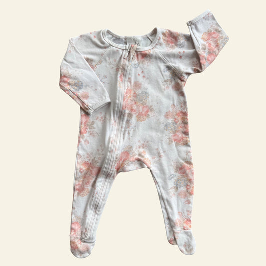 Toshi pink floral onesie size 00