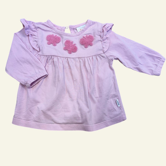 Sprout pink butterfly dress size 00