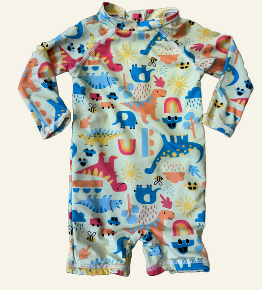 Dymples green dinosaur bathers 0
