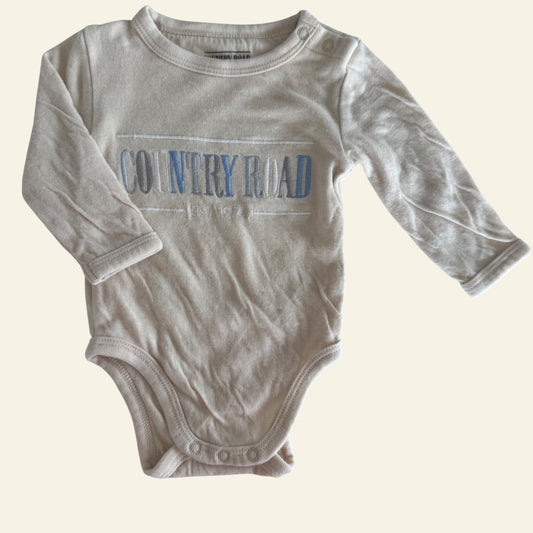 Country Road beige heritage bodysuit size 000