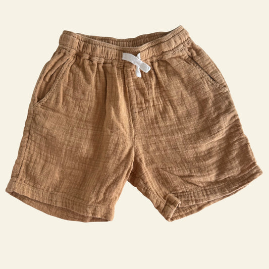 Seed tan cotton shorts size 6