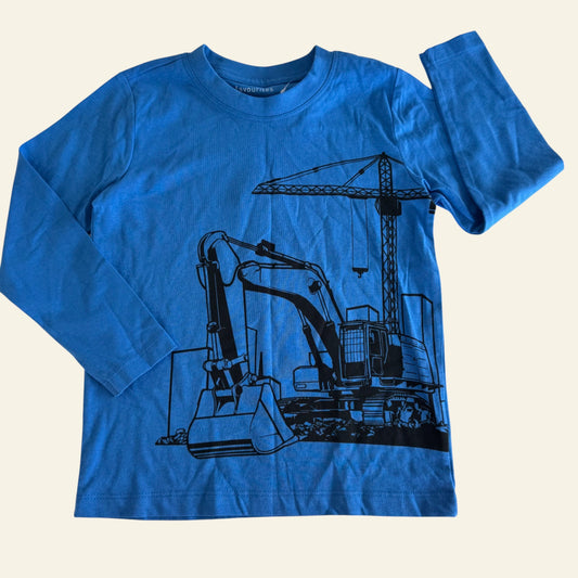 Favourites bright blue digger top size 5