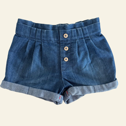 Obaibi dark blue denim shorts size 12m
