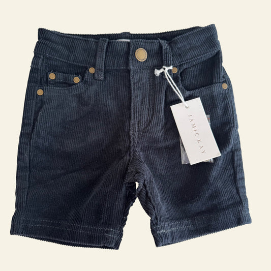 Jamie Kay black cord shorts soze 1 (BNWT)