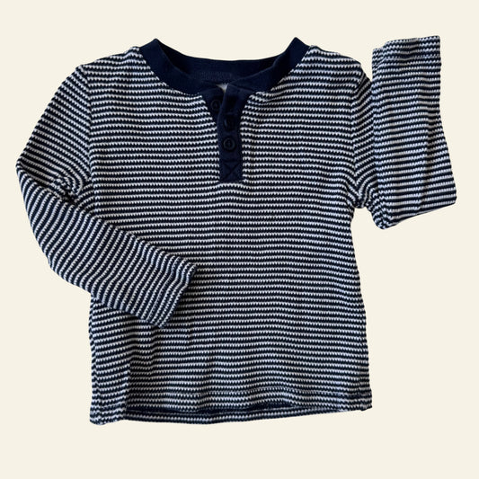 Country Road navy stripe long sleeve top size 12-18 months