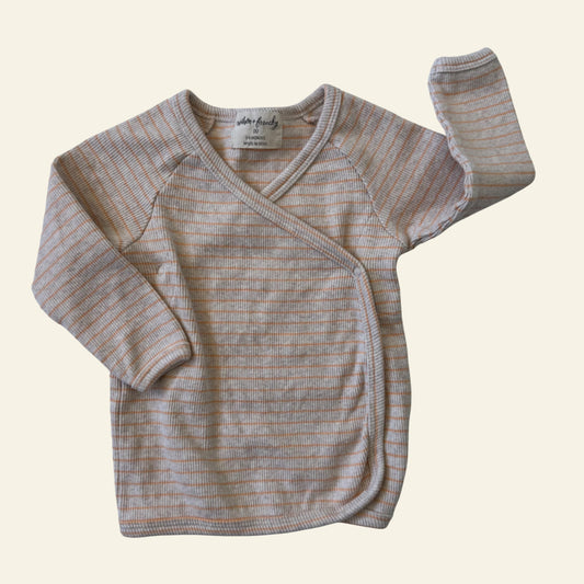 Wilson & Frenchy grey and orange stripe top size 00