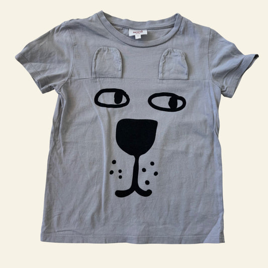 Seed grey bear face tshirt size 5