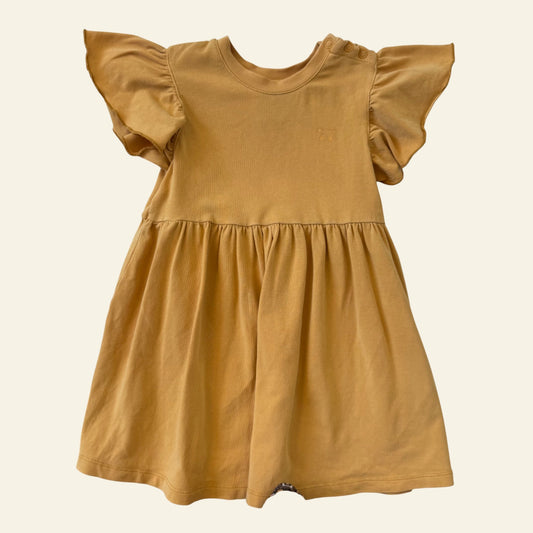 Animal Crackers yellow sun dress size 2